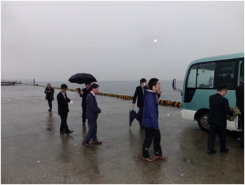 緊急支援物資の受入先となっている