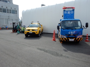 災害対策連絡車